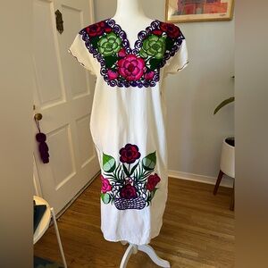 Embroidered dress from Mexico size large?